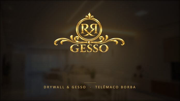 Logo da RR Gesso, empresa de drywall e gesso de Telêmaco Borba